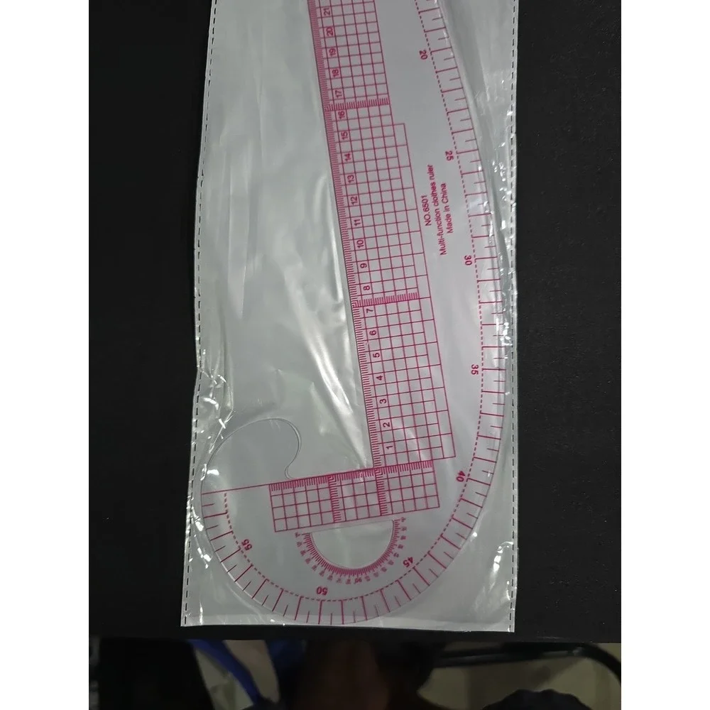 6-Piece Ruler Set - Flexible Templates for Sewing & Drafting